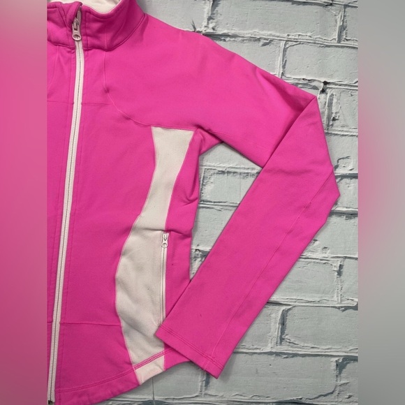 Lululemon Sonic Pink Lightweight Activewear Jacket Women’s Sz 4 Limited Edition - Picture 4 of 13